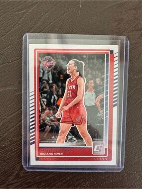 Russ Indiana Fever Basketball Trading Card — Red and White